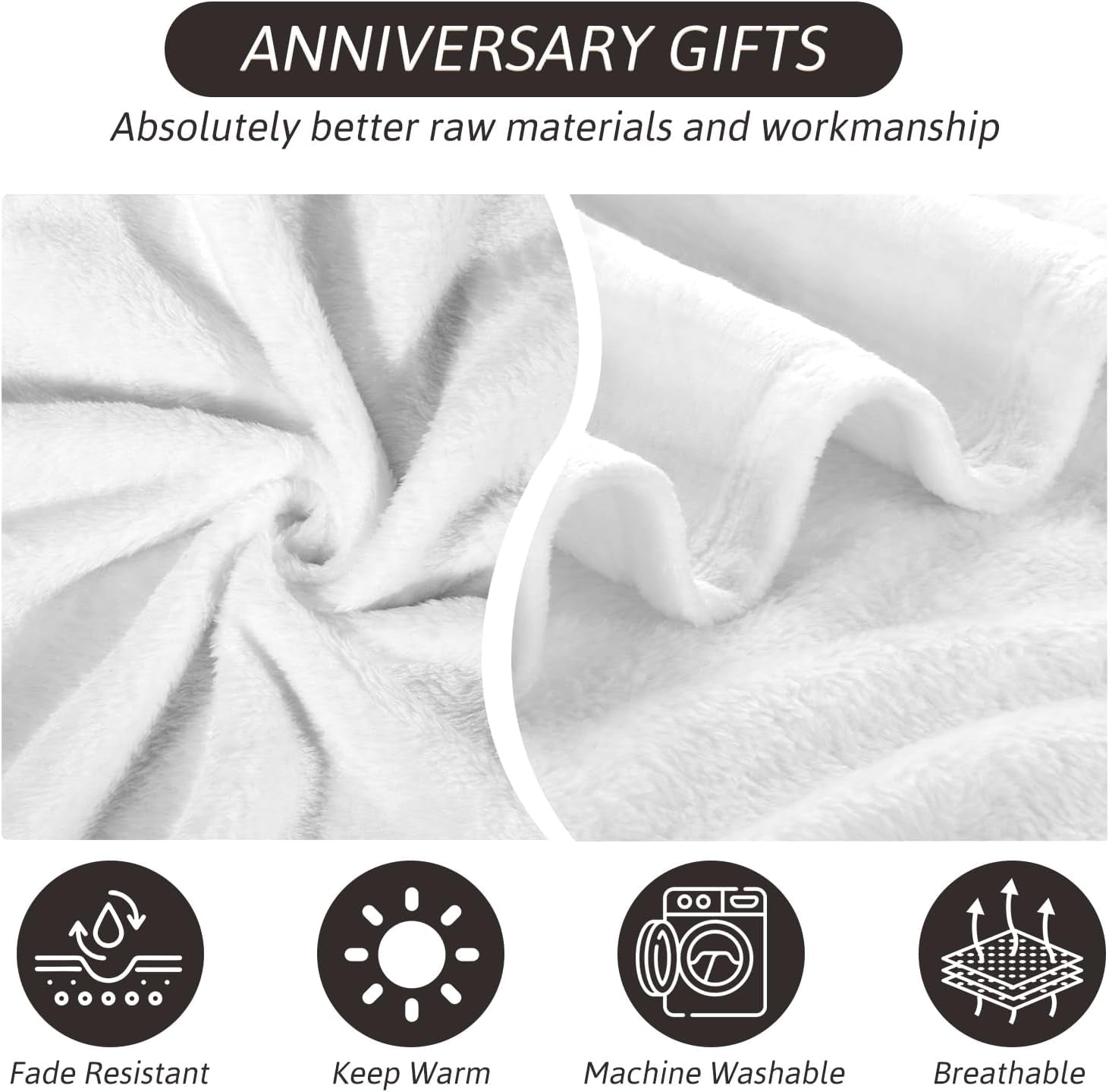 Halloween Throw Blanket for Women Men Spooky Basket Stuffers Blanket for Boyfriend Girlfriend Couple Fall Decorations Throw Blanket for Wife Husband Christmas Valentine Bedding Gifts for Her 60"X 50"