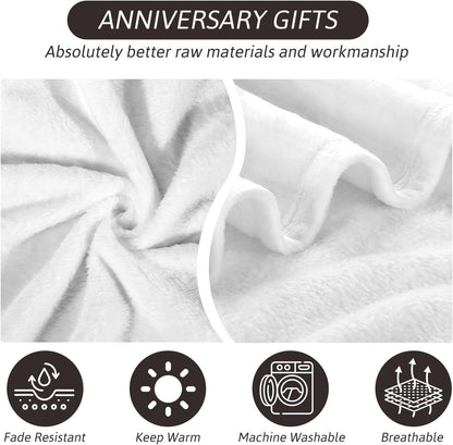 Halloween Throw Blanket for Women Men Spooky Basket Stuffers Blanket for Boyfriend Girlfriend Couple Fall Decorations Throw Blanket for Wife Husband Christmas Valentine Bedding Gifts for Her 60"X 50"