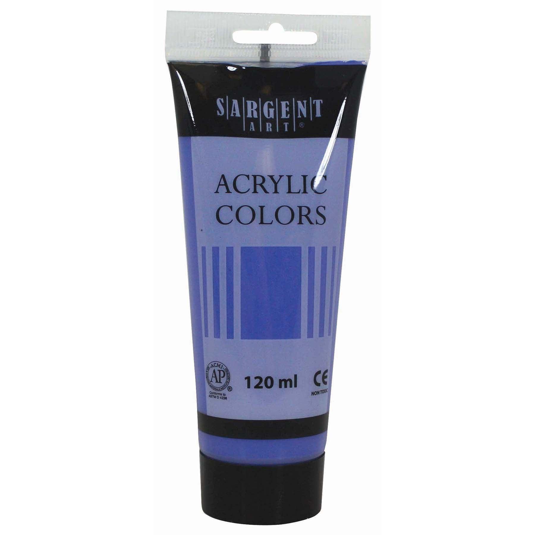 Acrylic Paint Tube, 120 ml, Grey Purple, Pack of 6 - Loomini