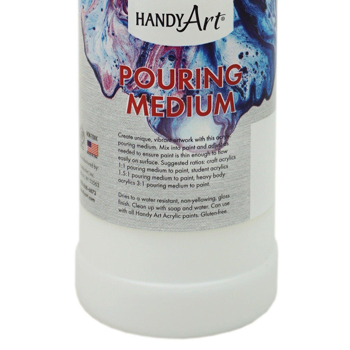 Acrylic Pouring Medium, 16 oz, Pack of 3 - Loomini