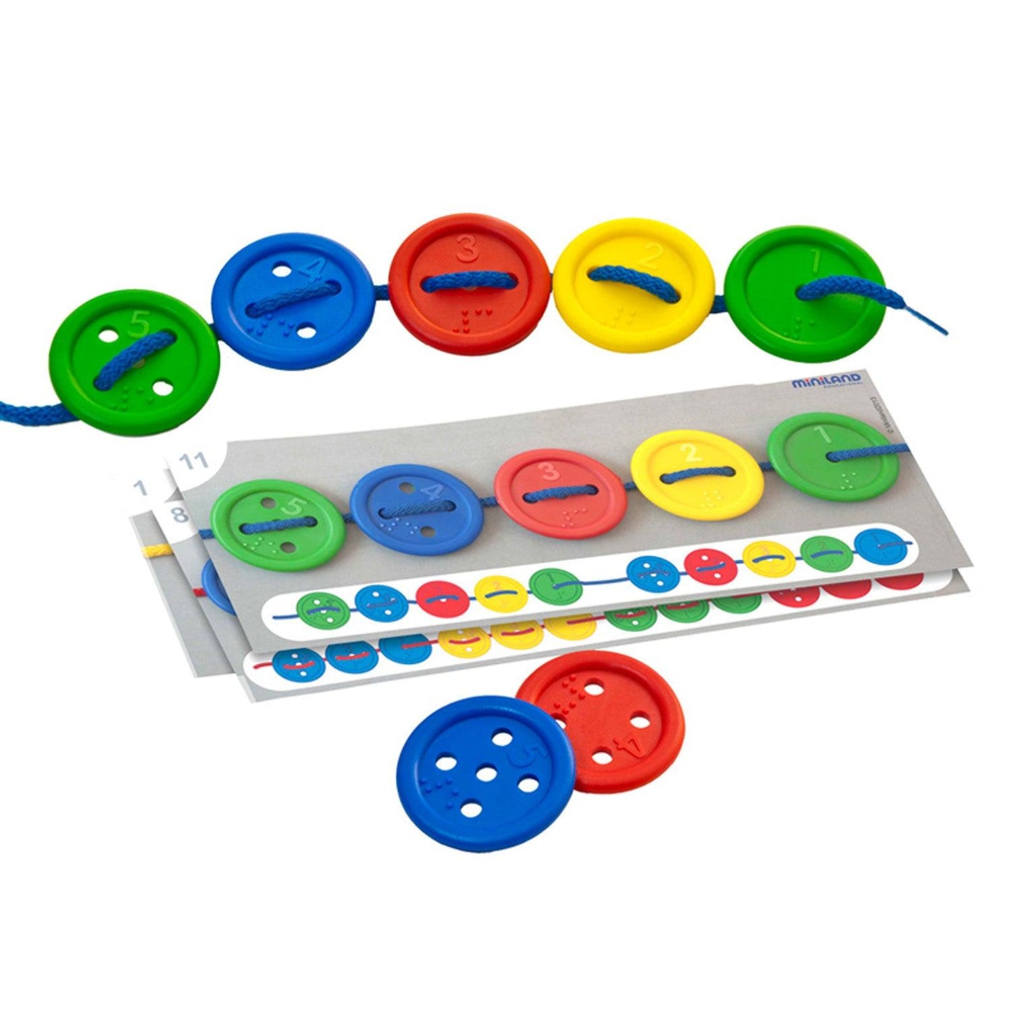 Activity Buttons, 57 Pieces - Loomini