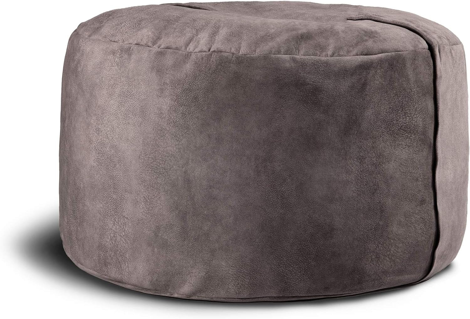 Saxx 4 Ft Plush round Bean Bag, 4-Foot, Microsuede Charcoal