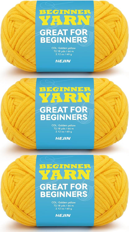 60G Black Yarn for Crocheting and Knitting;66M (72Yds) Cotton Yarn for Beginners with Easy-To-See Stitches;Worsted-Weight Medium #4;Cotton-Nylon Blend Yarn for Beginners Crochet Kit Making