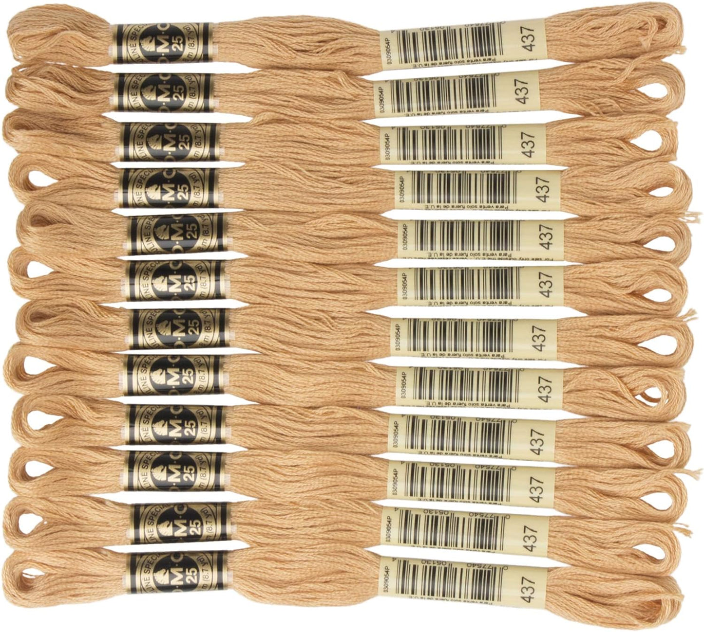 6-Strand Embroidery Cotton Floss, Black (117-310)