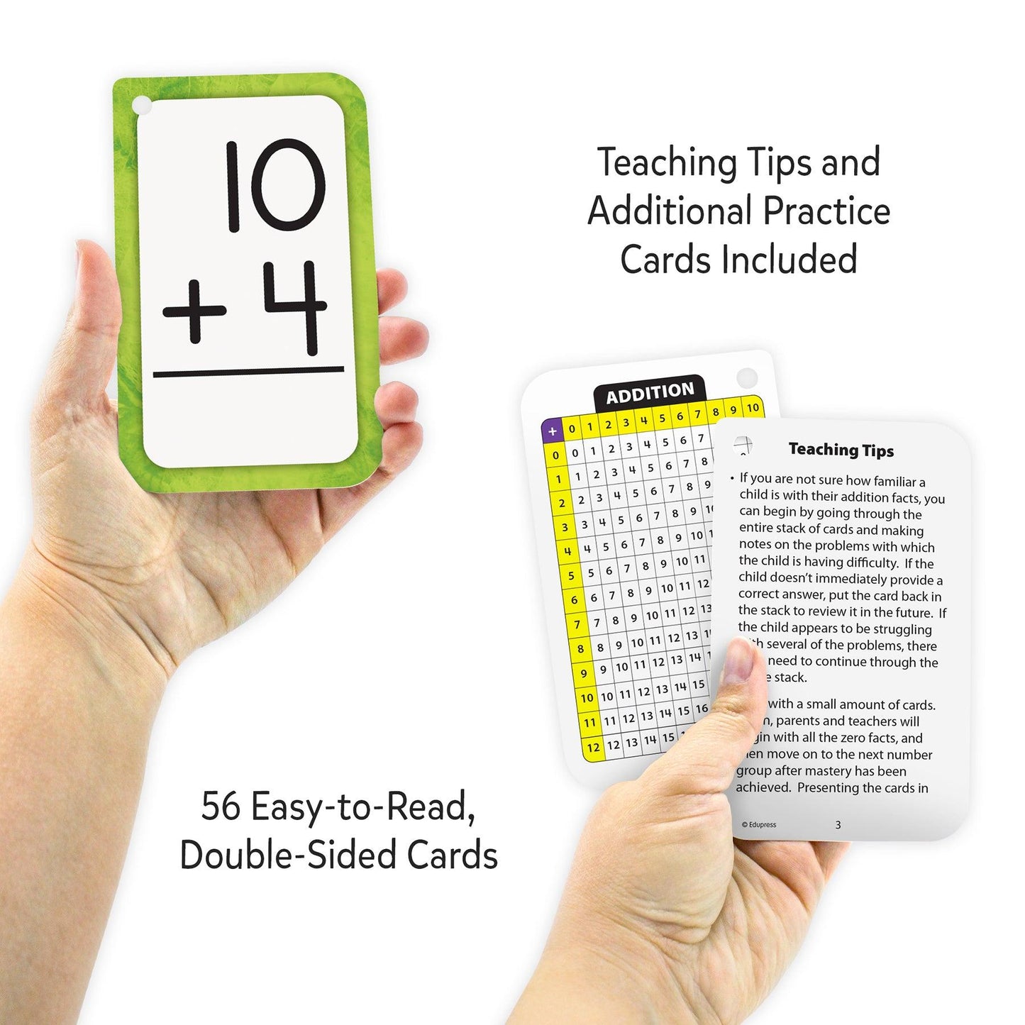 Addition 0-12 Flash Cards, 6 Packs - Loomini