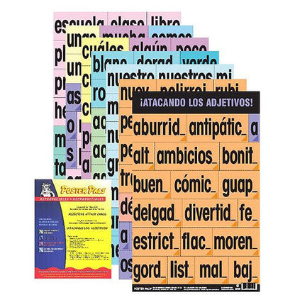 Adjective Attack Card Set, Spanish - Loomini