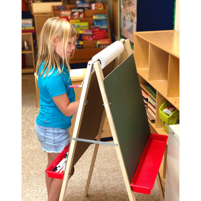 Adjustable Paper Roll Easel, 48" x 24" - Loomini