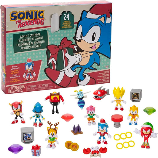 Advent Calendar 2024 - 24 Surprises with Exclusive Collectible 2.5 Inch Holiday Action Figures!