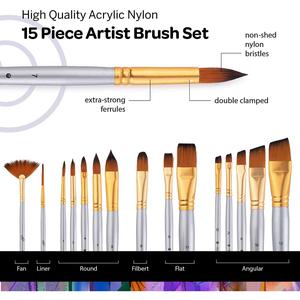 Premium Acrylic Paint Set with Paint Brush Set (Copy)