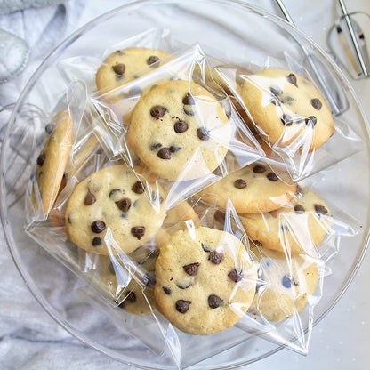 Cookie Bags for Gift Giving,Self Sealing Cellophane Bags 4X4 Inches,Clear Resealable Cellophane Bags Self Adhesive Individual Cookie Bags for Packaging 200Pieces