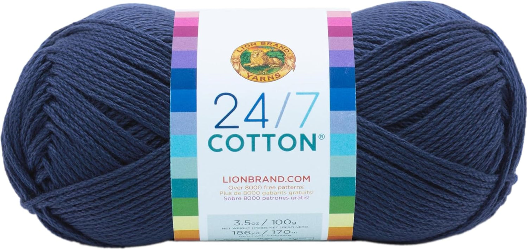 (1 Skein) 24/7 Cotton® Yarn, White