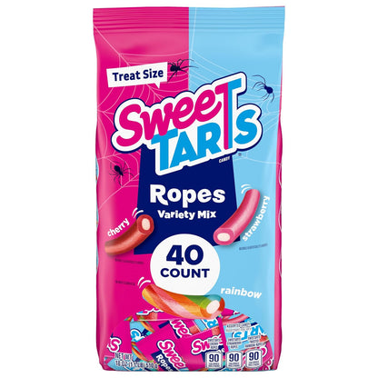 Ropes, Halloween Candy Variety Mix Bag, Treat Size, 40 Count