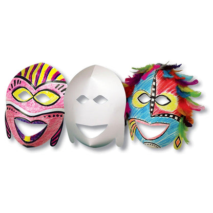 African Masks, 20 Per Pack, 2 Packs - Loomini
