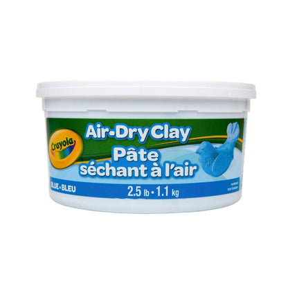 Air Dry Clay, 2.5lb Tub, Blue, Pack of 4 - Loomini