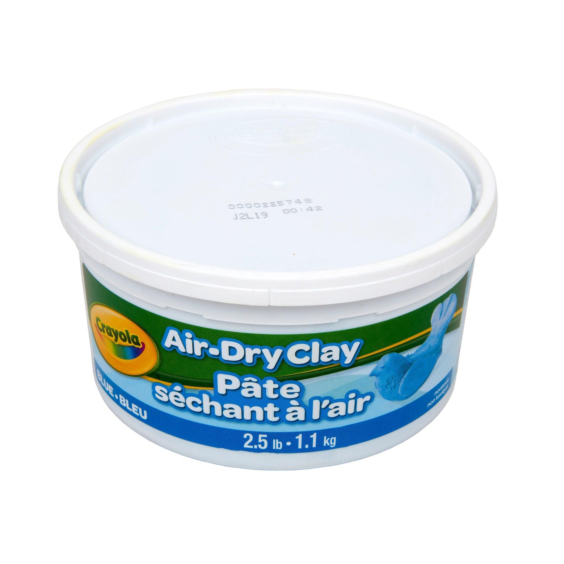 Air Dry Clay, 2.5lb Tub, Blue, Pack of 4 - Loomini