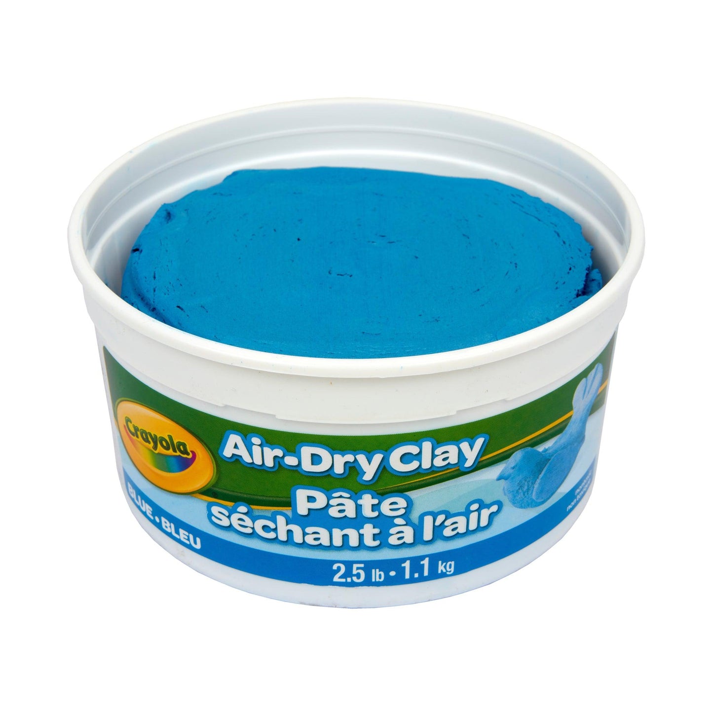 Air Dry Clay, 2.5lb Tub, Blue, Pack of 4 - Loomini