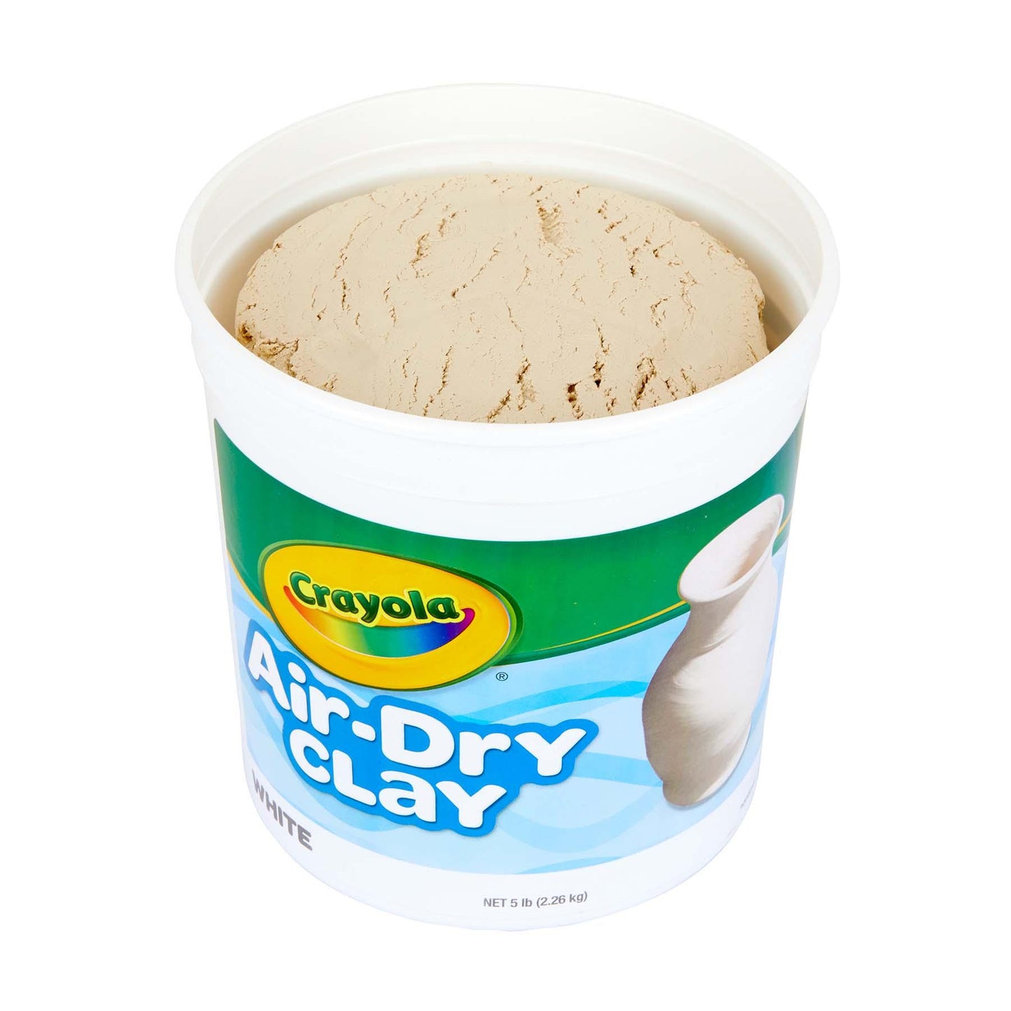 Air-Dry Clay, White, 5 lb Tub, Pack of 2 - Loomini