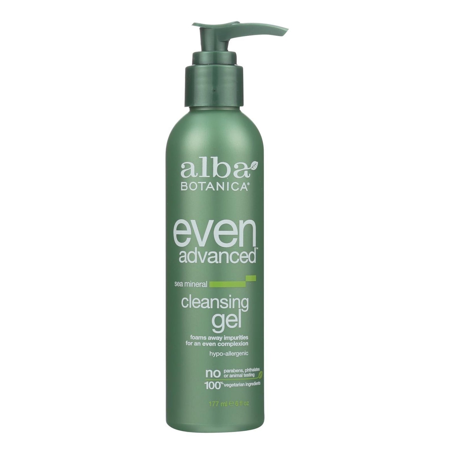 Alba Botanica - Natural Even Advanced Sea Mineral Cleansing Gel - 6 Fl Oz - Loomini