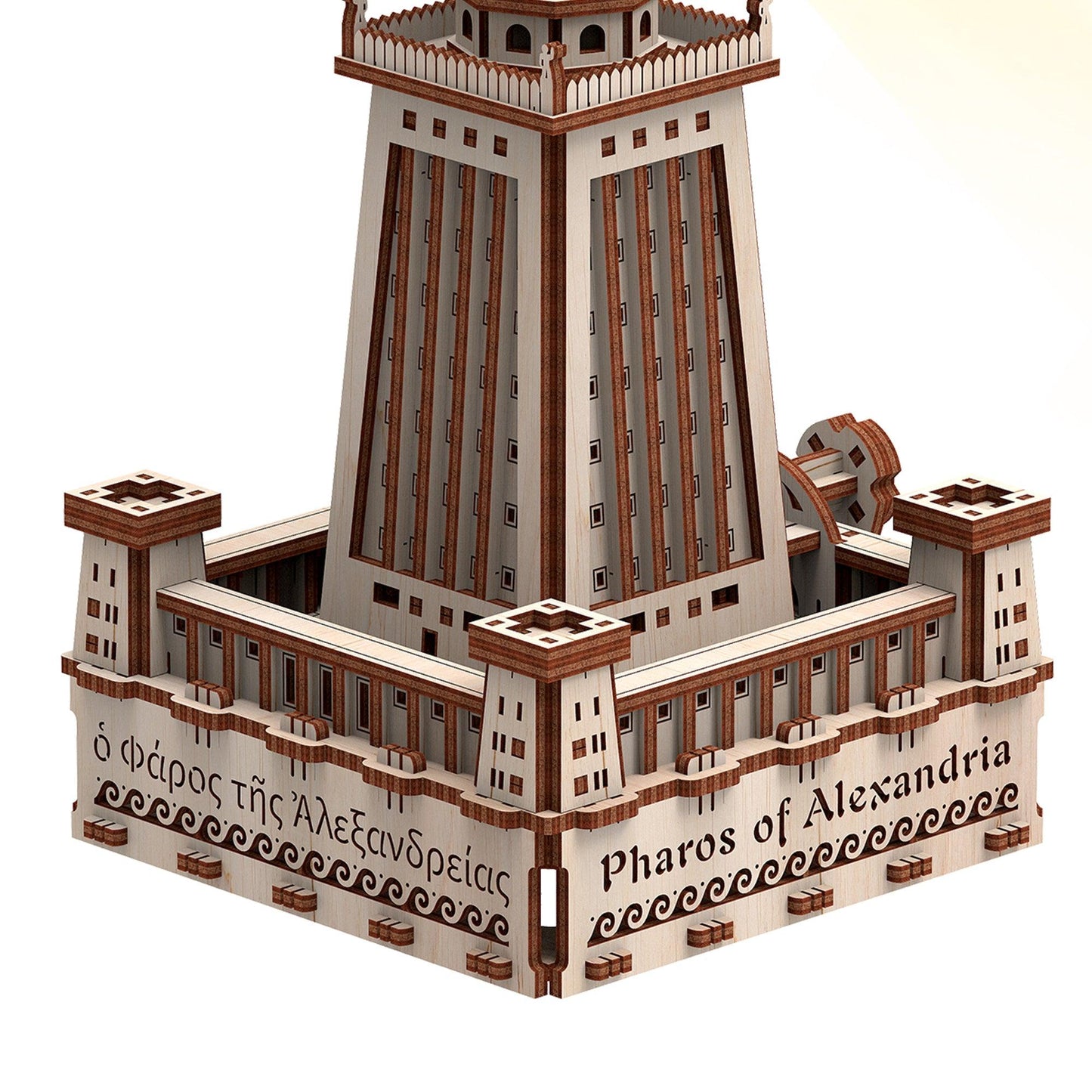 Alexandria Lighthouse Eco-light 3D Model - Loomini