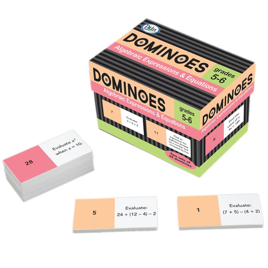 Algebraic Expressions and Equations Dominoes - Loomini