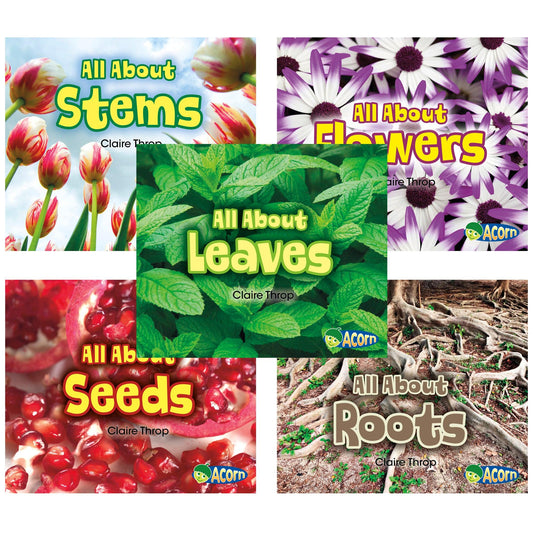 All About Plants Book Set, Set of 5 - Loomini