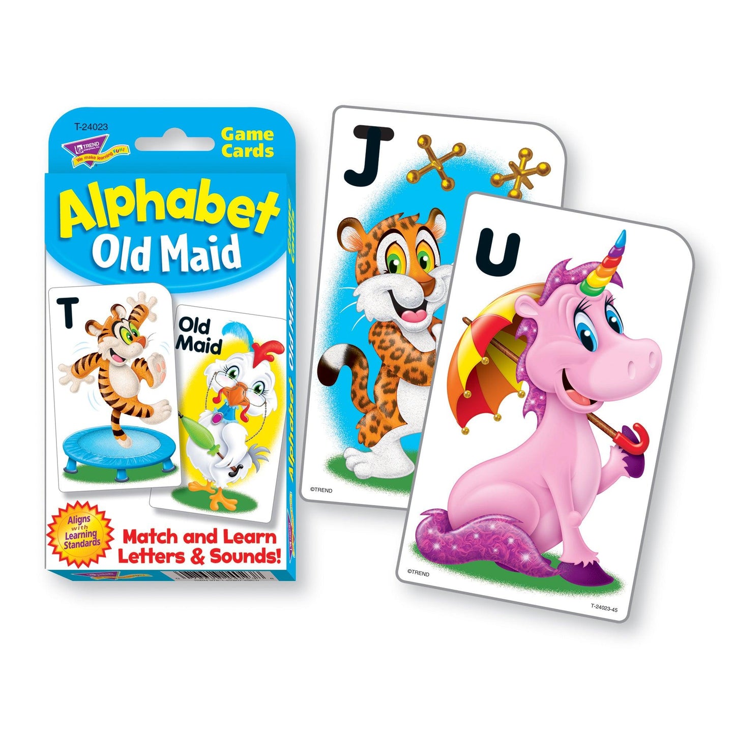 Alphabet Old Maid Challenge Cards®, 6 Sets - Loomini