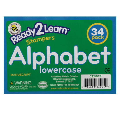 Alphabet Stamps - Lowercase - Small - Set of 34 - Loomini