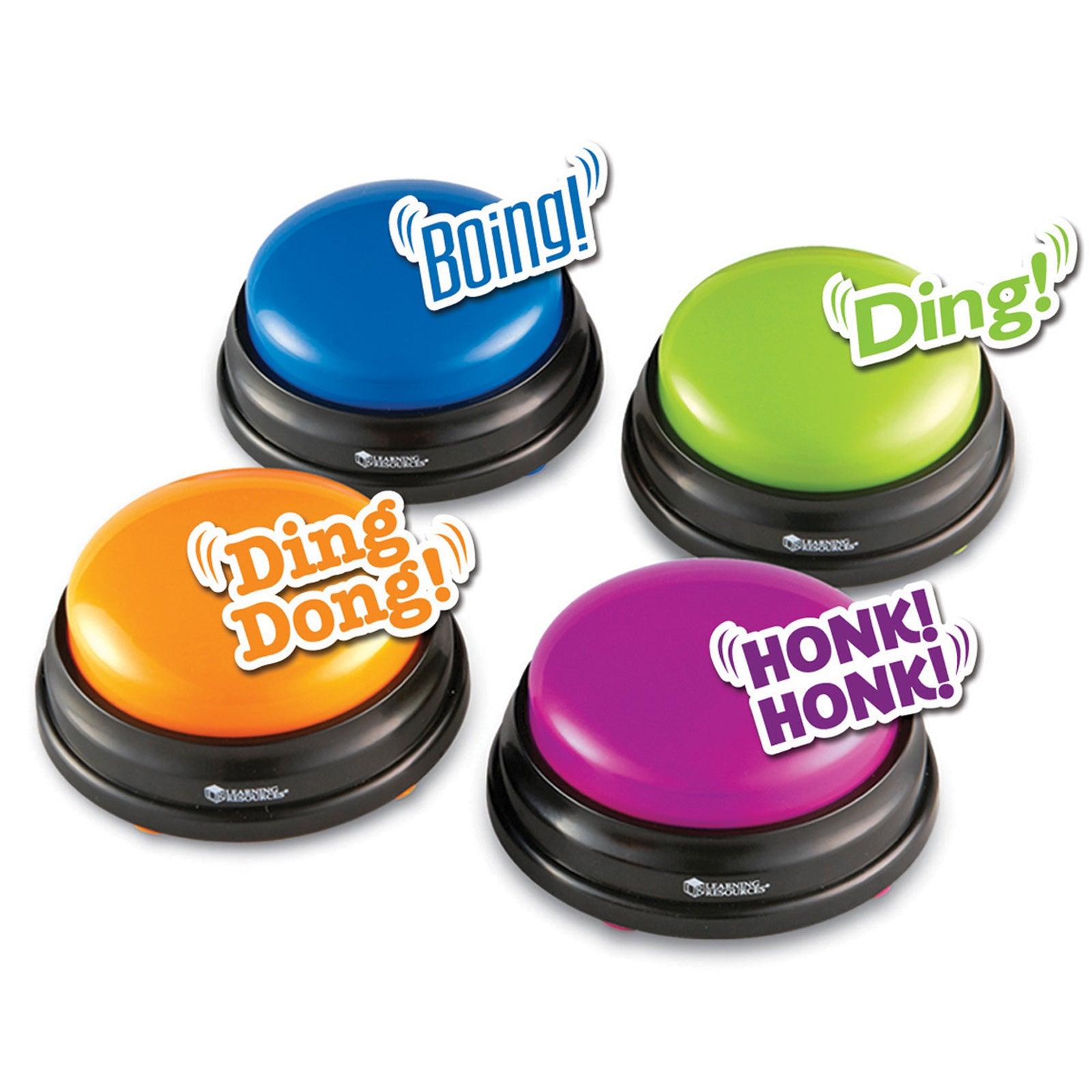 Answer Game Show Buzzers, Set of 4 - Loomini