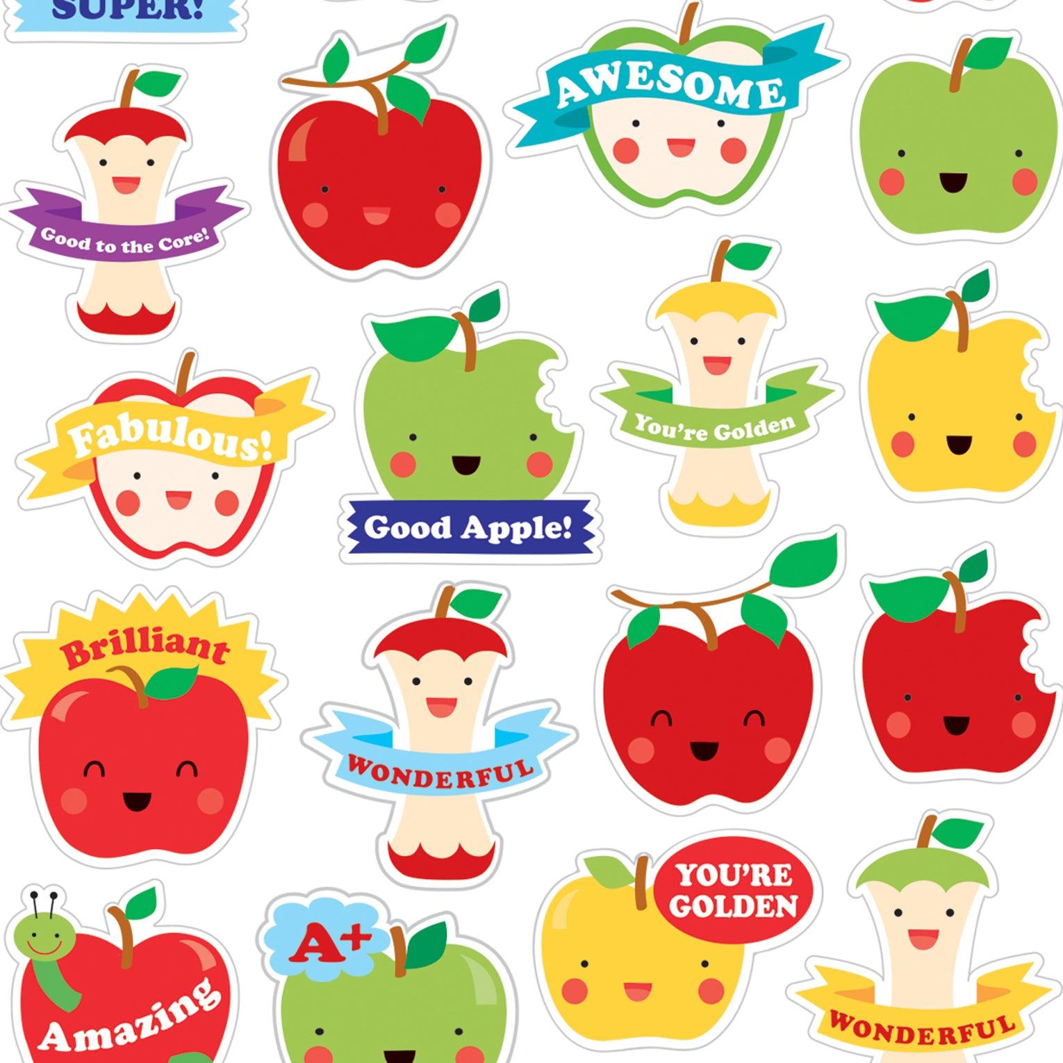 Apple Scented Stickers, 80 Per Pack, 6 Packs - Loomini