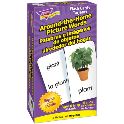 Around-the-Home/Palabras (EN/SP) Skill Drill Flash Cards, 3 Packs - Loomini