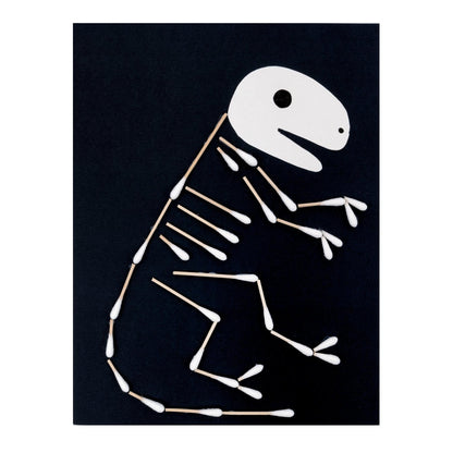 Art & Craft Swabs, Natural Wood Handles, 6" Long, 100 Per Pack, 20 Packs - Loomini