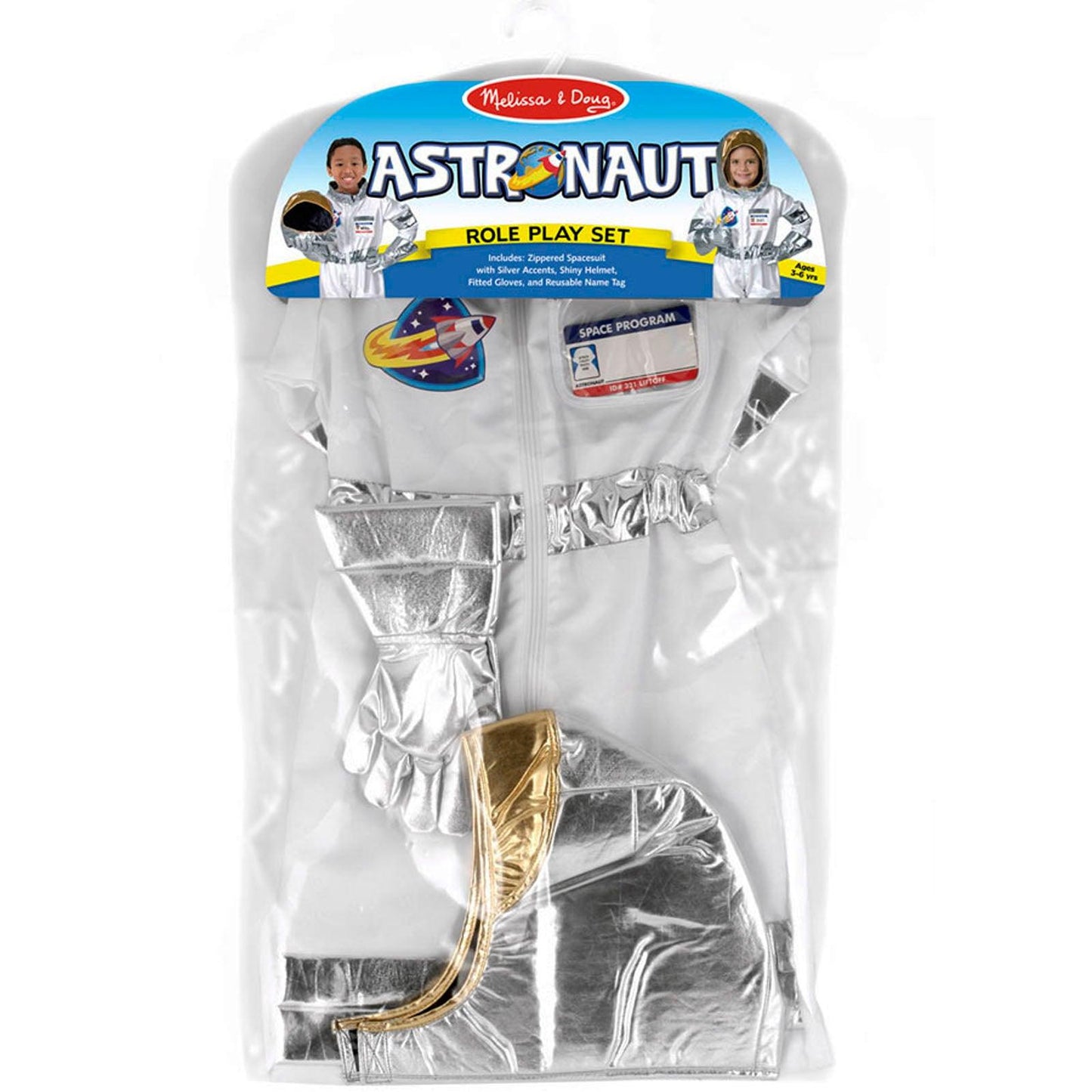 Astronaut Role Play Costume Set - Loomini