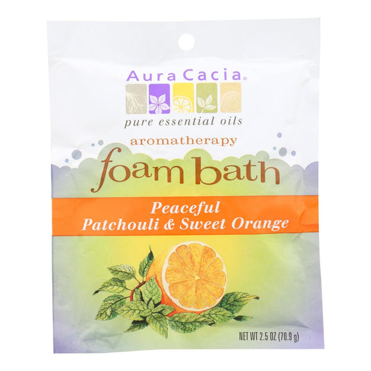 Aura Cacia - Foam Bath Peaceful Patchouli And Sweet Orange - 2.5 Oz - Case Of 6 - Loomini
