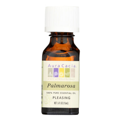 Aura Cacia - Pure Essential Oil Palmarosa - 0.5 Fl Oz - Loomini