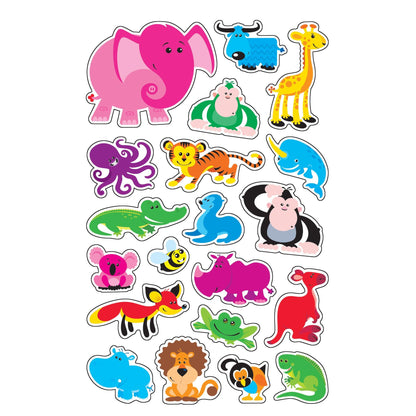 Awesome Animals superShapes Stickers-Large, 160 Per Pack, 6 Packs - Loomini