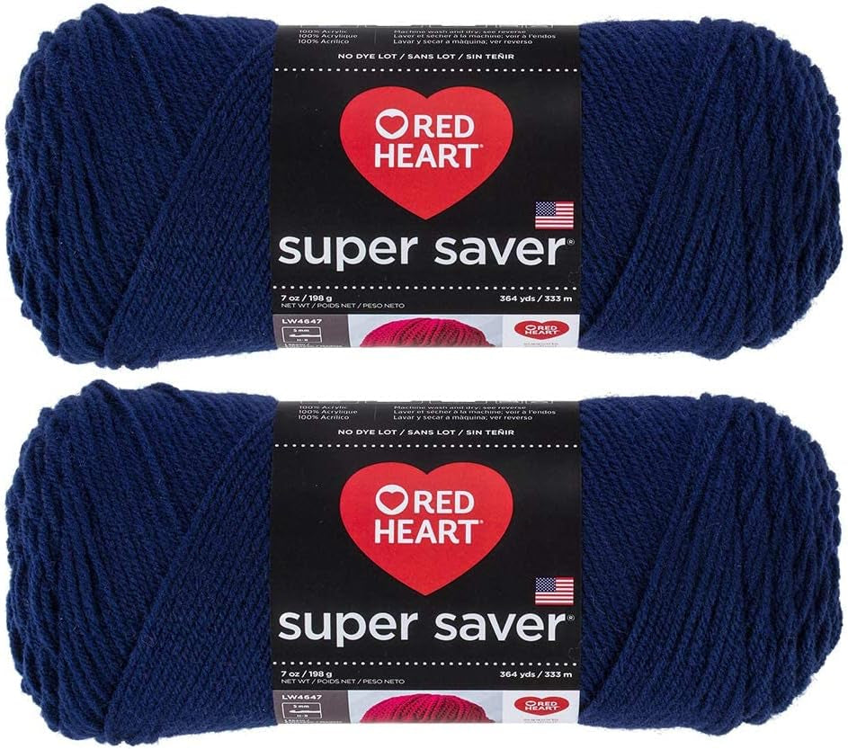 Bulk Buy:  Super Saver (2-Pack) (Cherry Red, 7 Oz Each Skein)