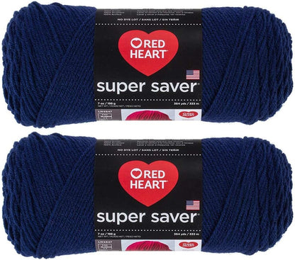 Bulk Buy:  Super Saver (2-Pack) (Cherry Red, 7 Oz Each Skein)