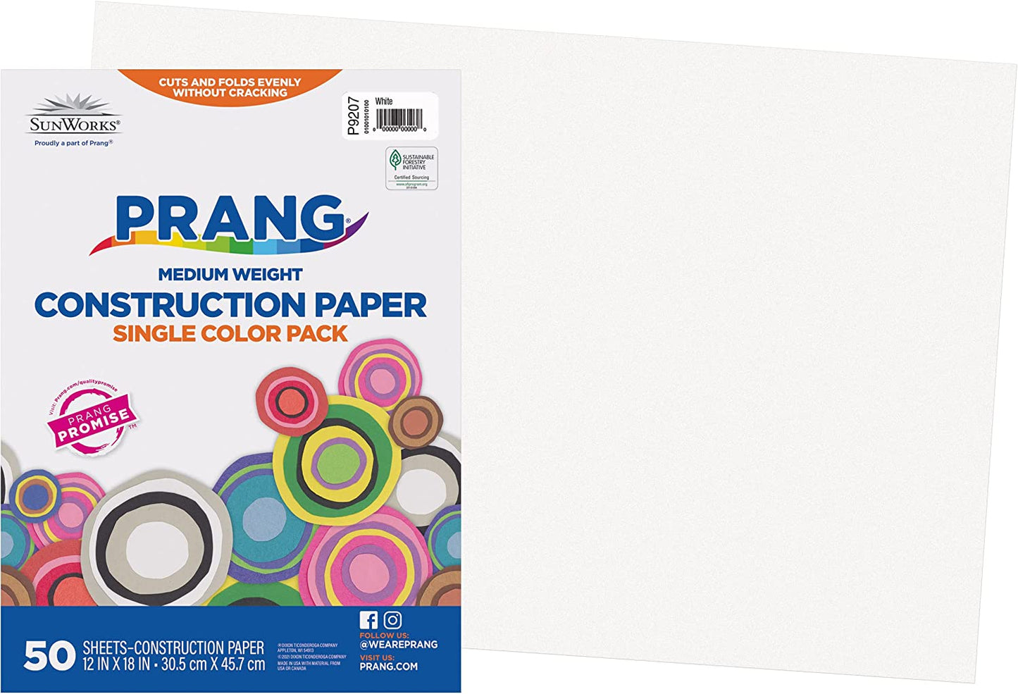 (Formerly ) Construction Paper, Holiday Green, 12" X 18", 50 Sheets