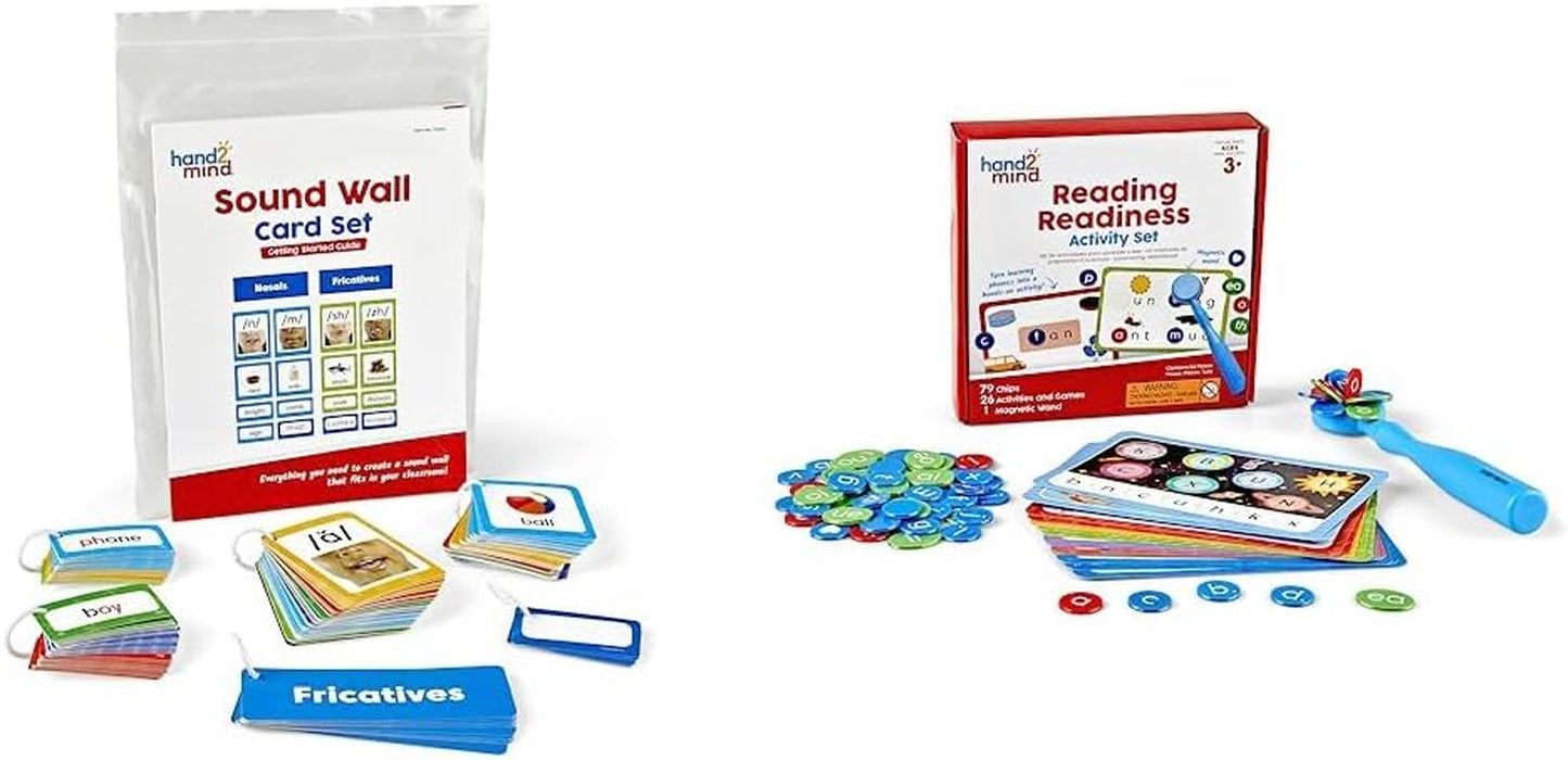 Sound Wall Classroom Phonics Kit, Letter Sounds for Kindergarten, Speech Therapy Materials, Phonemic Awareness, ESL Teaching Materials, Science of Reading Manipulatives (169 Cards)