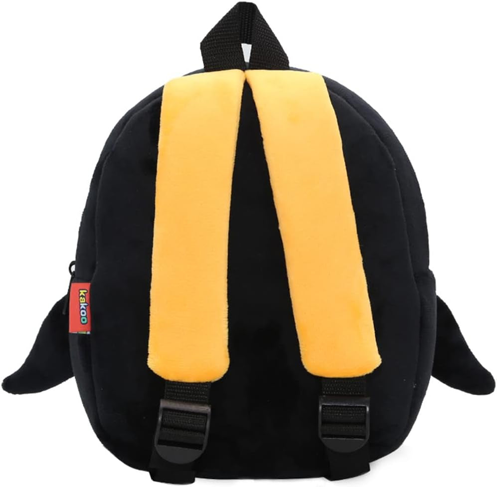 Toddler Backpack for Boys and Girls, Cute Soft Plush Animal Cartoon Mini Backpack Little for Kids 2-6 Years (Bee)