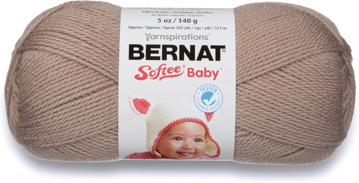 Softee Baby White Yarn - 3 Pack of 141G/5Oz - Acrylic - 3 DK (Light) - 362 Yards - Knitting/Crochet