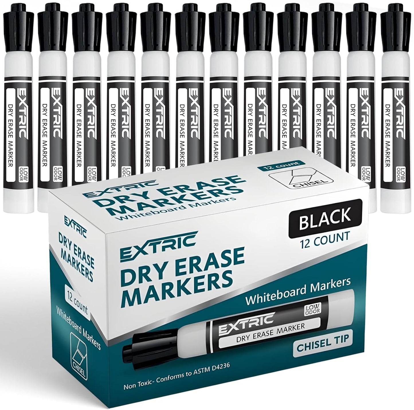 Dry Erase Markers, 12 Count