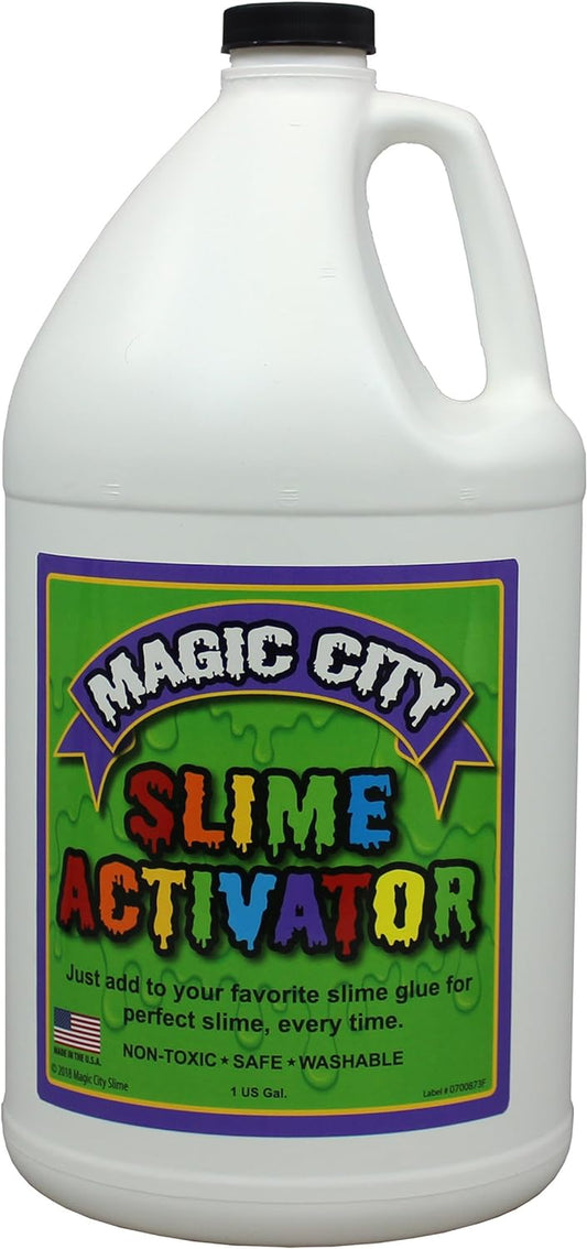 Activator - Non Toxic, Just Add to Your Favorite Slime Glue for Great Slime Every Time, Made in USA (1 Gallon)
