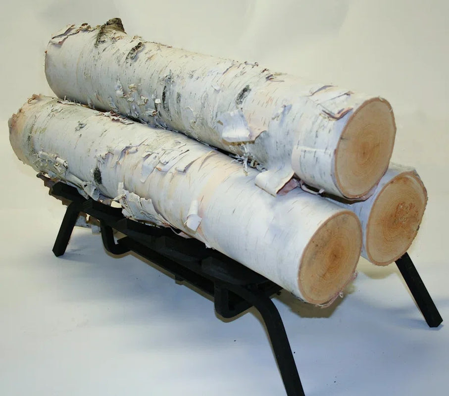 Wilson Misbah Large Birch Fireplace Logs (3.5" - 5.5" Diameter X 15.5-17.5" Long)