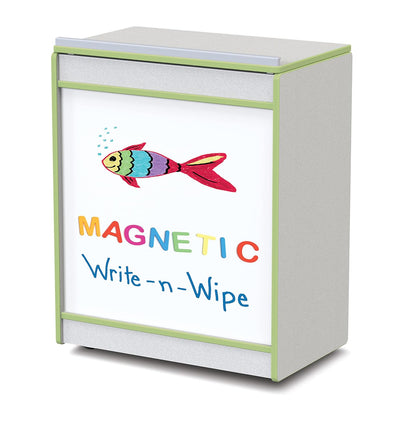 Rainbow Accents 0543JCMG130 Big Book Easel - Magnetic Write-N-Wipe - Key Lime Green