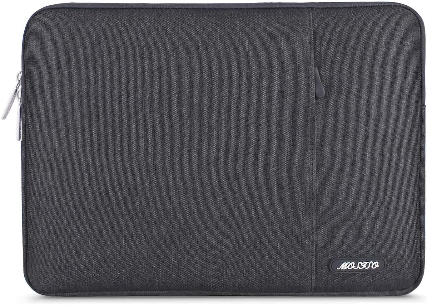 Laptop Sleeve Bag Compatible with Macbook Air 13 M3 A3113 M2 A2681 M1 A2337 A2179 A1932/Pro 13 M2 M1 A2338 A2251 A2289 A2159 A1989 A1706 A1708,Polyester Vertical Case with Pocket, Space Gray