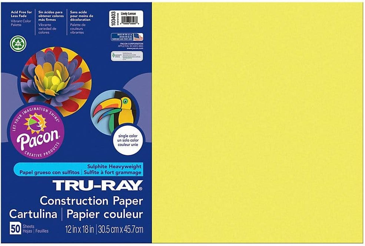 Recycled  Construction Paper, 12" X 18", Black (PAC103061) Category: Art and Drafting Paper