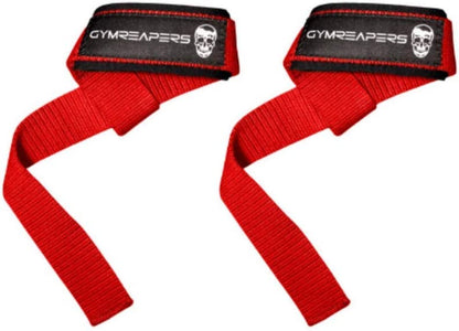 Lifting Wrist Straps for Weightlifting, Bodybuilding, Powerlifting, Strength Training, & Deadlifts - Padded Neoprene with 18 Inch Cotton