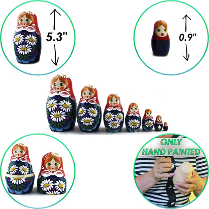 Matryoshka Matrioskas   7 Russian Nesting Dolls for Kids   Babushka Matruska