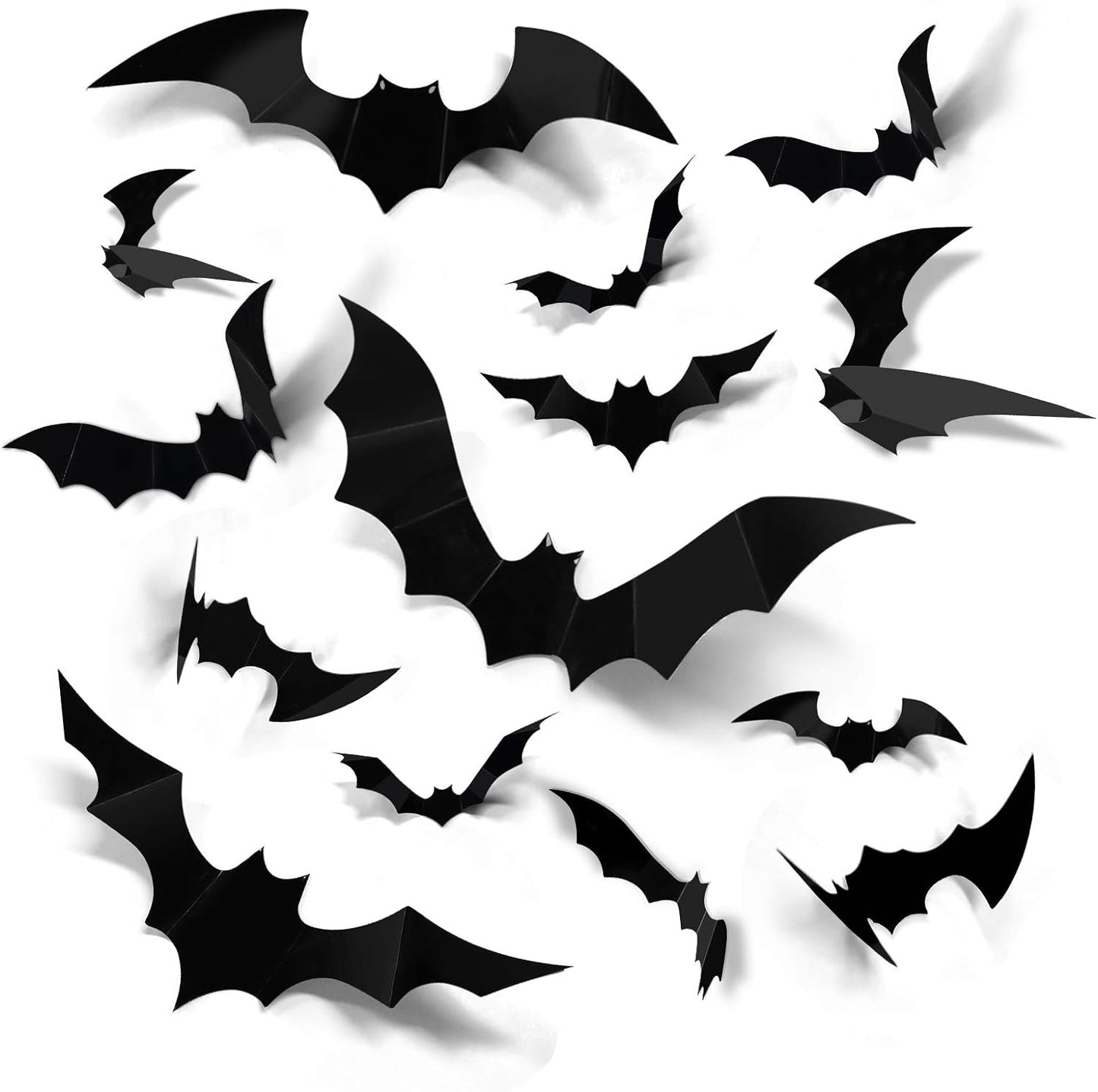 3D Bats Decoration, 60PCS